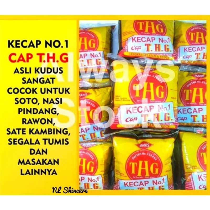 

[TERLARIS] KECAP NO 1 CAP THG 500g ASLI KUDUS JATENG