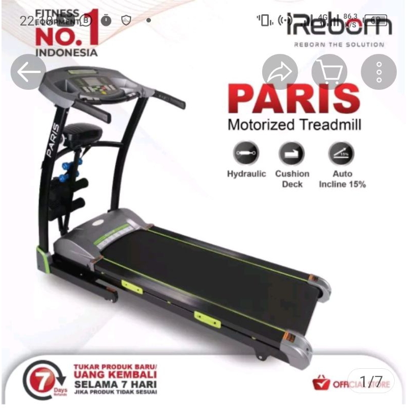 treadmill Ireborn paris