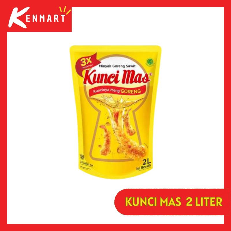 

Kunci Mas Minyak Goreng Sawit Premium Refill Pouch 2 L