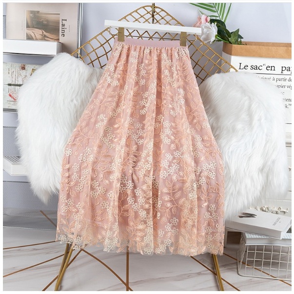 ROK TUTU FLOWERTINB Ready Rok tutu bordir cantik dewasa rok hijab