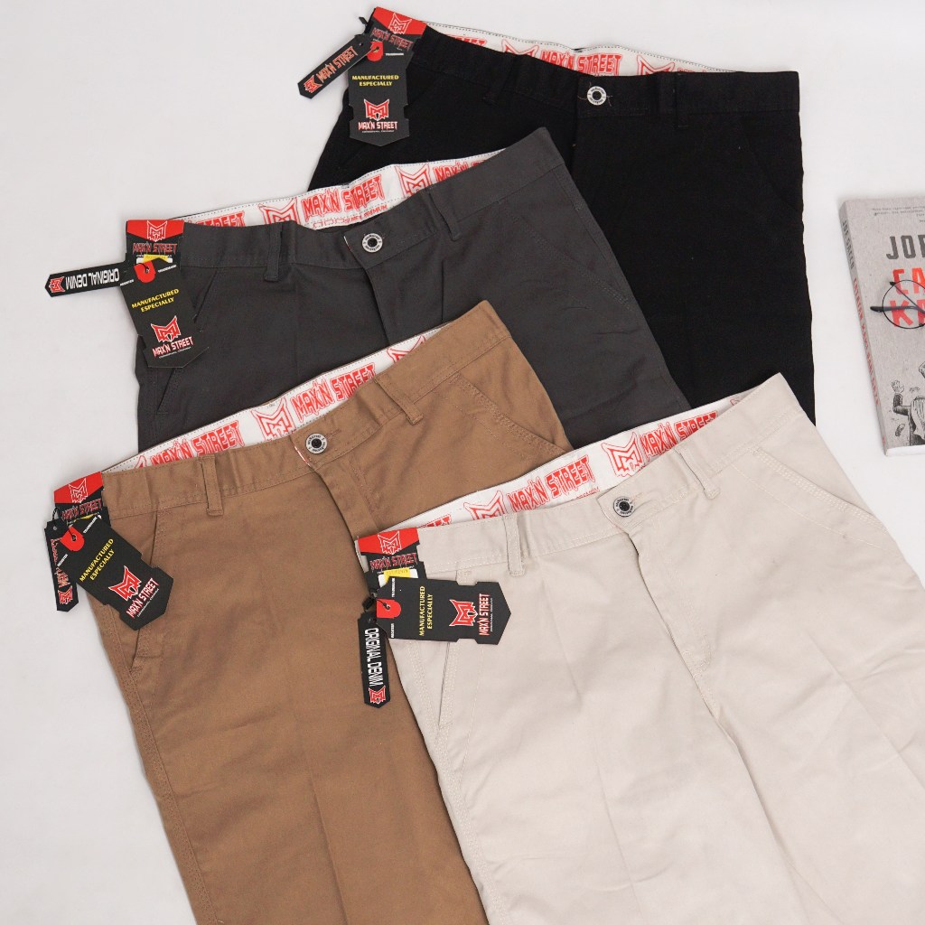 CELANA CHINO PENDEK DIAMOND STREATCH  KUALITAS PREMIUM