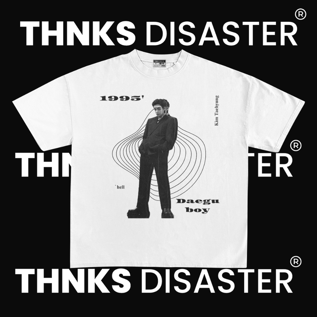 THNKSDISASTER | KAOS KIM TAEHYUNG KOREAN BOYBAND TEE | COMBED 24S | UNISEX | GRUNGE | BAND | KPOP | 