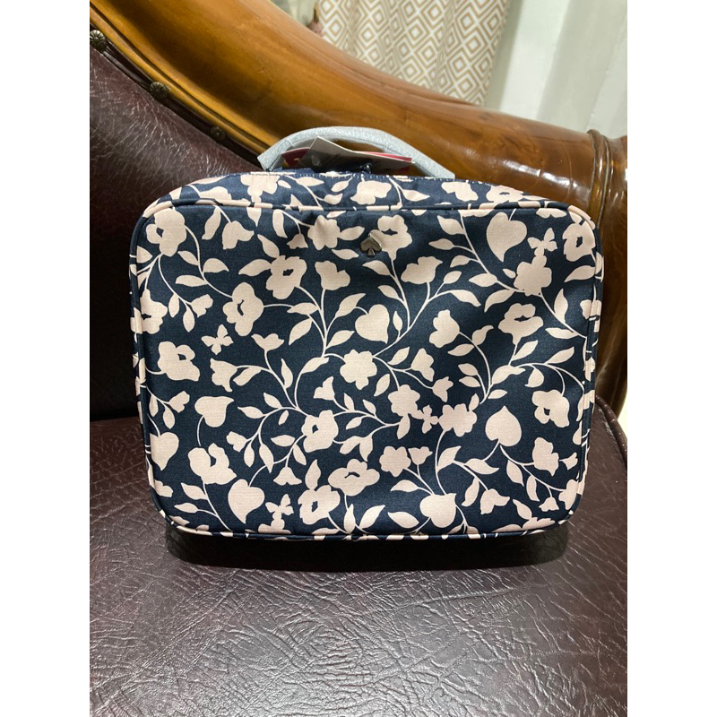 Kate Spade Travel Cosmetic Jae Garden Vine AUTHENTIC