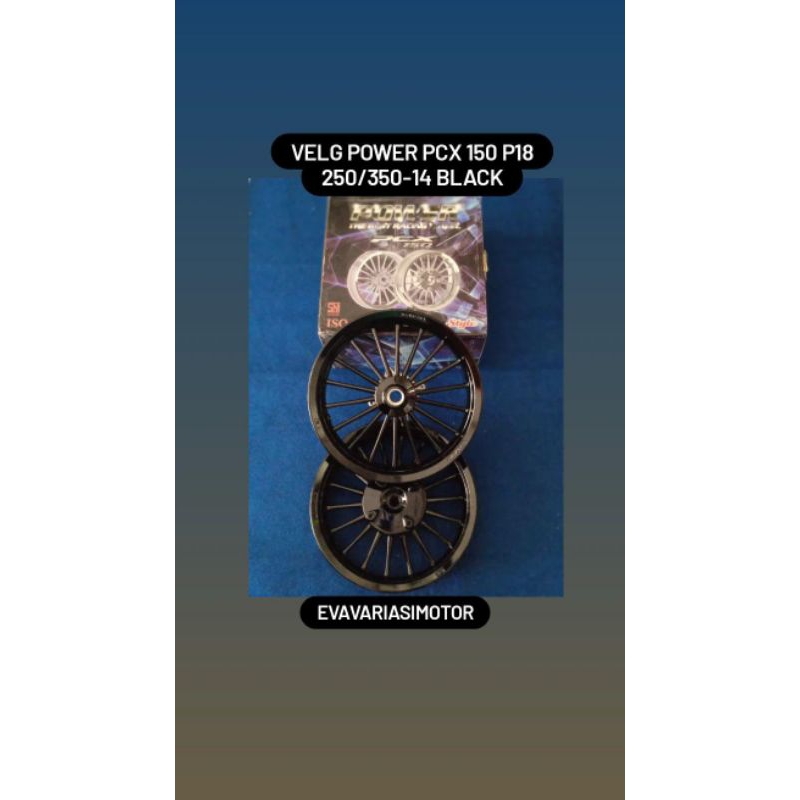 velg power pcx 150 palang 18 hitam