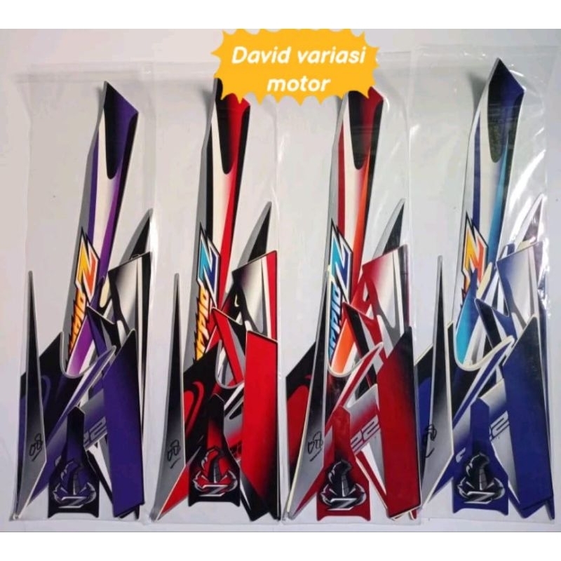 Stiriping tangki / Stiker body Yamaha ScorpioZ 2008