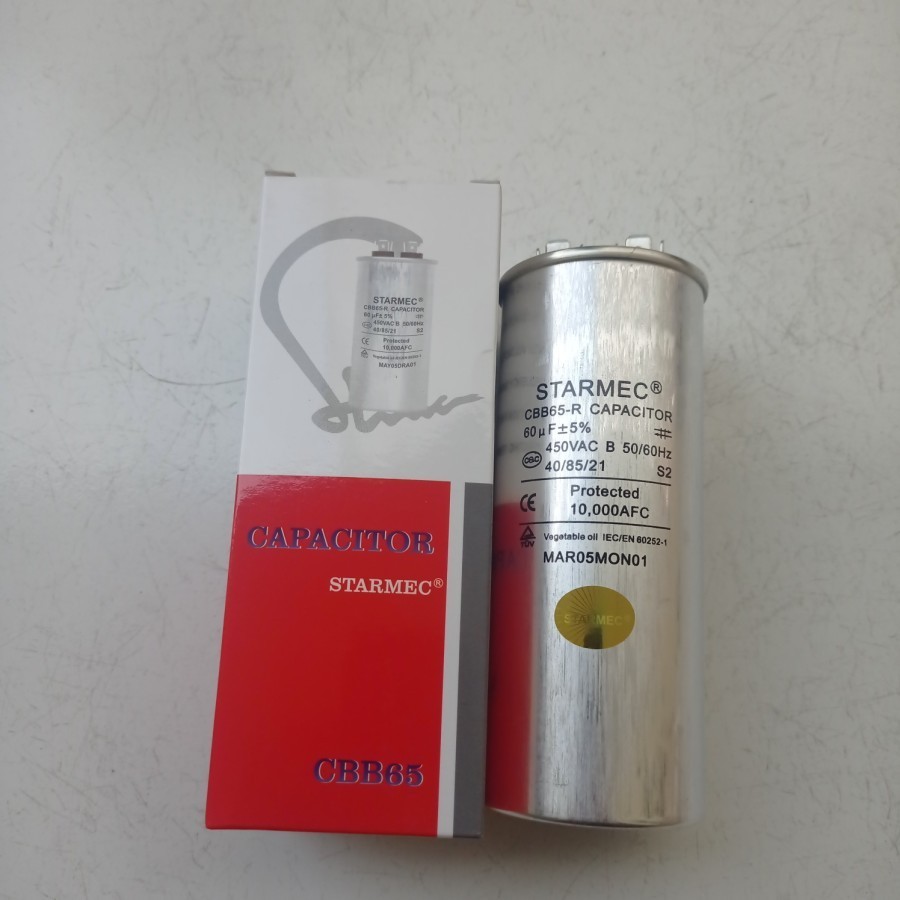 Kapasitor 60 Mikro 60uF CBB65 Capasitor 60 mikro CBB65 ORIGINAL