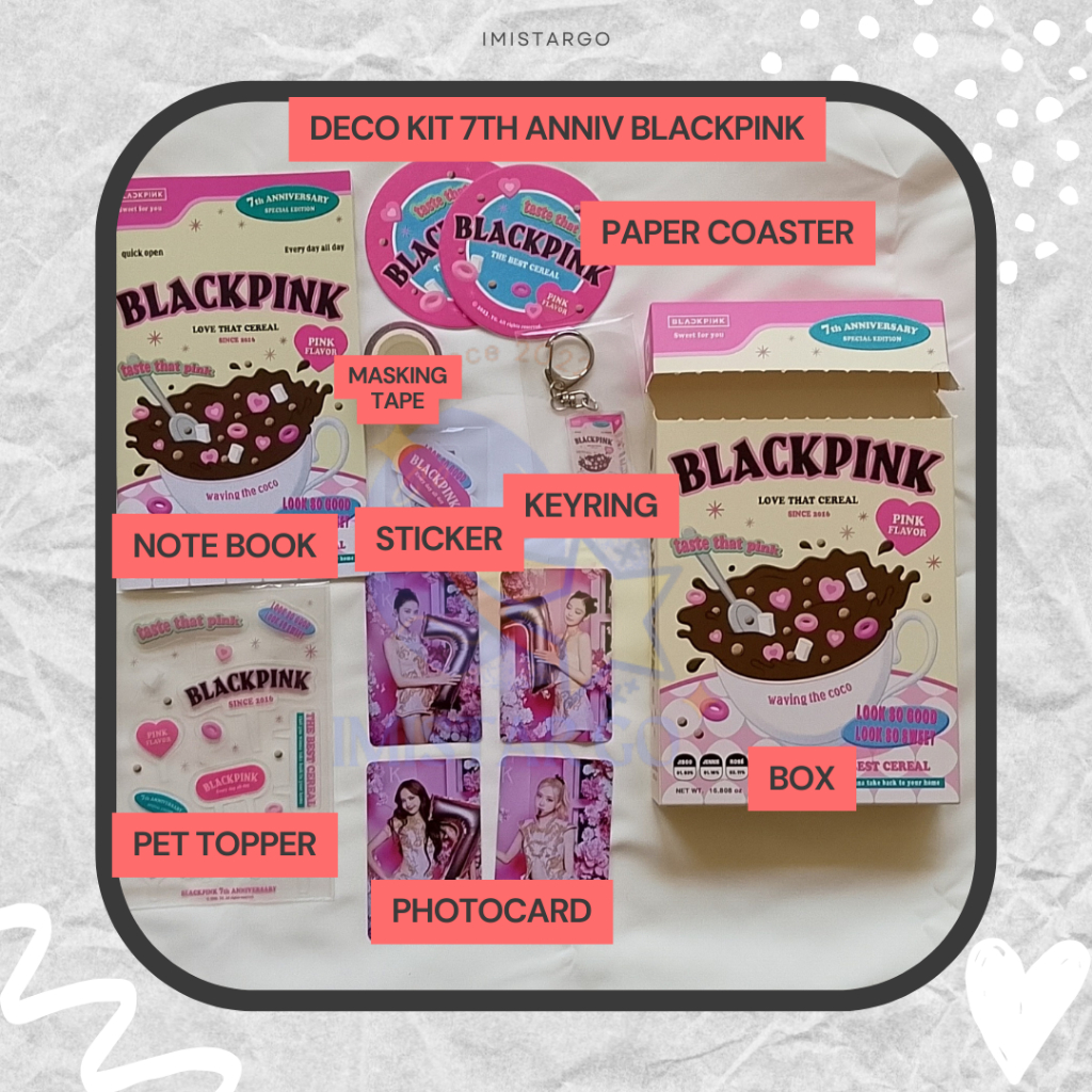BLACKPINK DECO KIT 7TH ANNIVERSARY