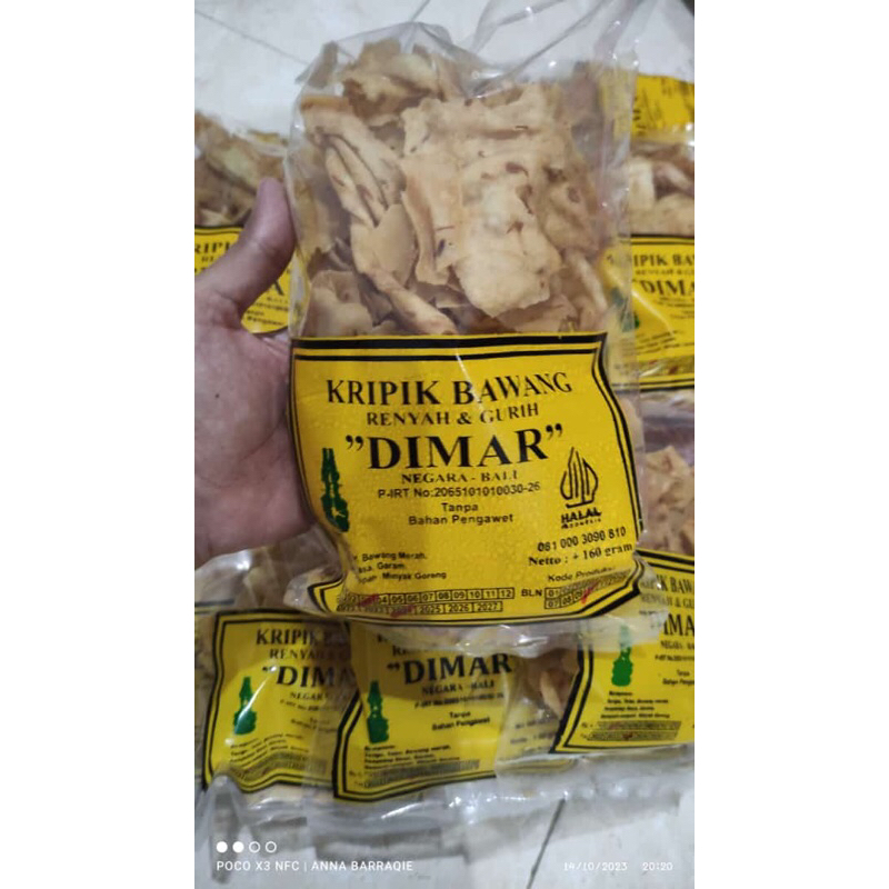 Kripik Bawang Dimar 160gr