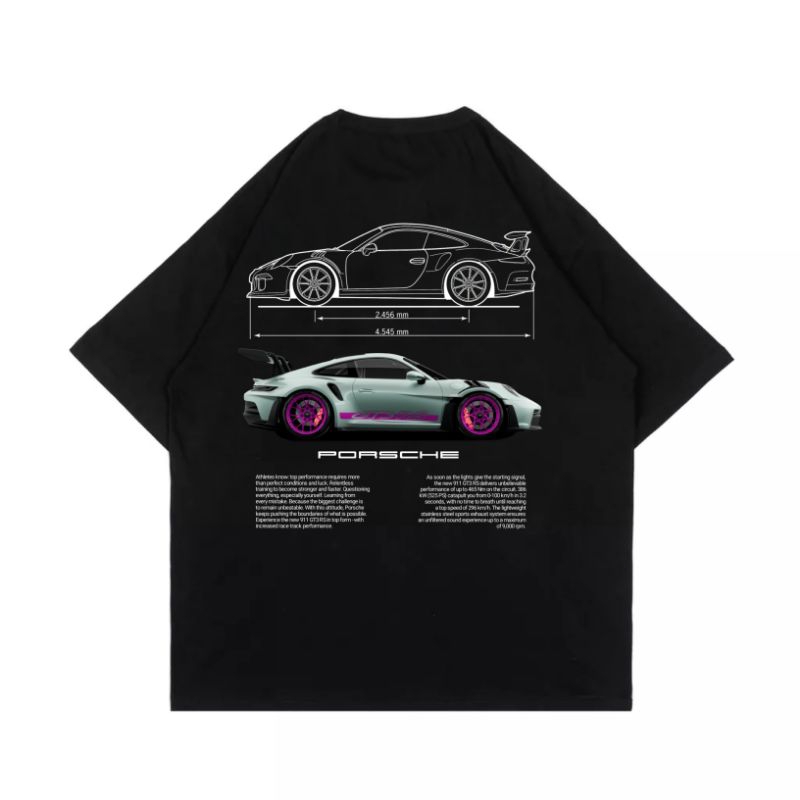 Kanzen Oversized T-shirt Porsche GT3 RS