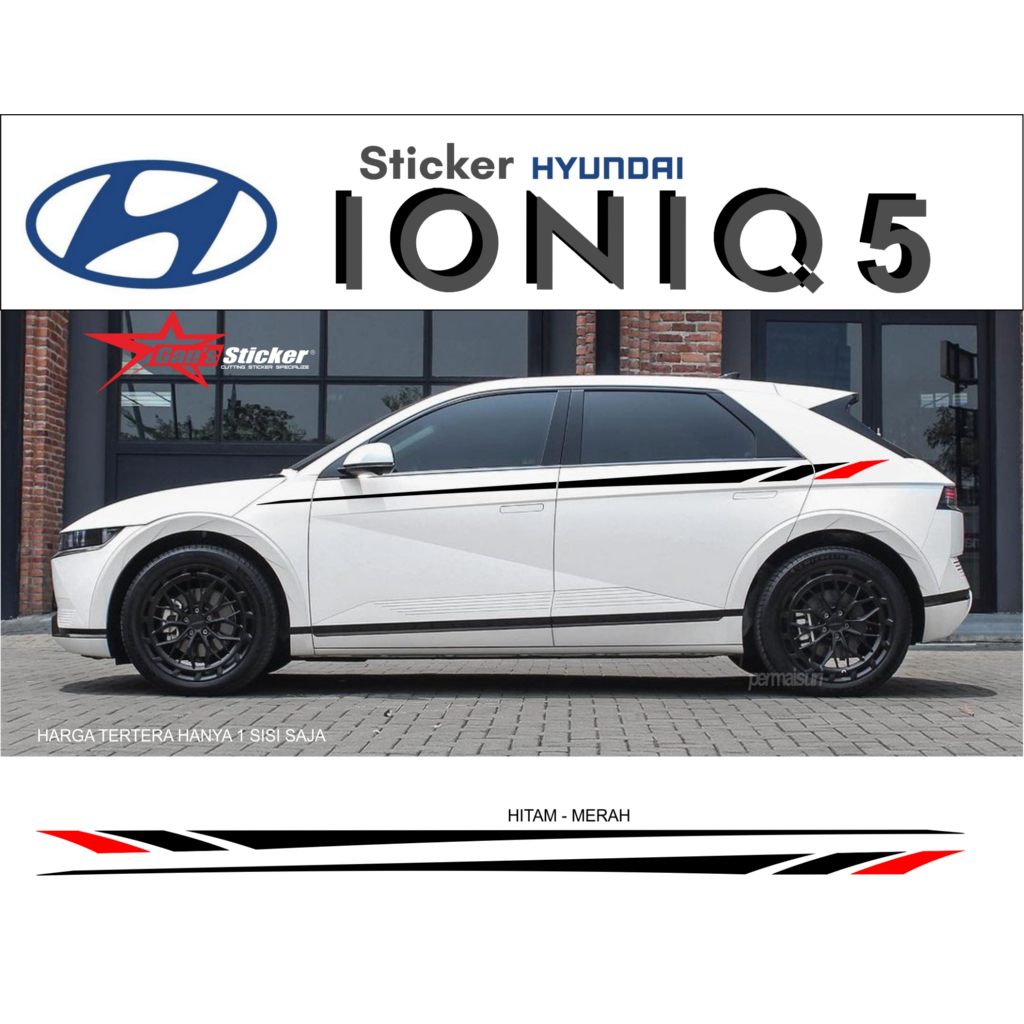 Sticker Hyundai Ioniq 5 aksesories hyundai ioniq 5 variasi hyundai ioniq 5