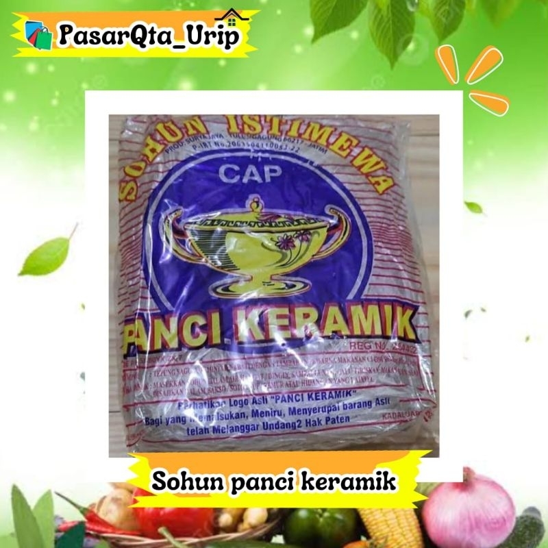 

saun panci keramik ukuran kecil bihun laksa / pasar online makassar