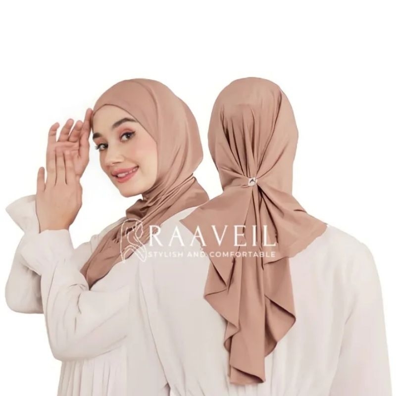 Hijab instan INNER KANCING 2in1 Jersey Kerudung Instan Ciput Jilbab daleman Sport olahraga