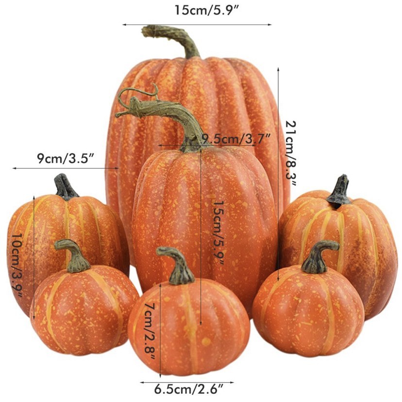 PUMPKIN LABU HALLOWEEN ARTIFICIAL WARNA ORANGE