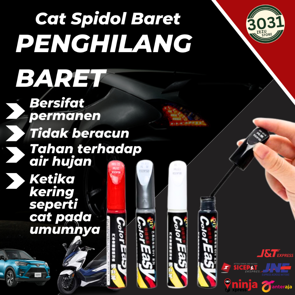 Spidol Penghilang Baret Lecet Magic Remover Cat Motor Mobil Scratch Repair Koreksi Body  Marker Fix 