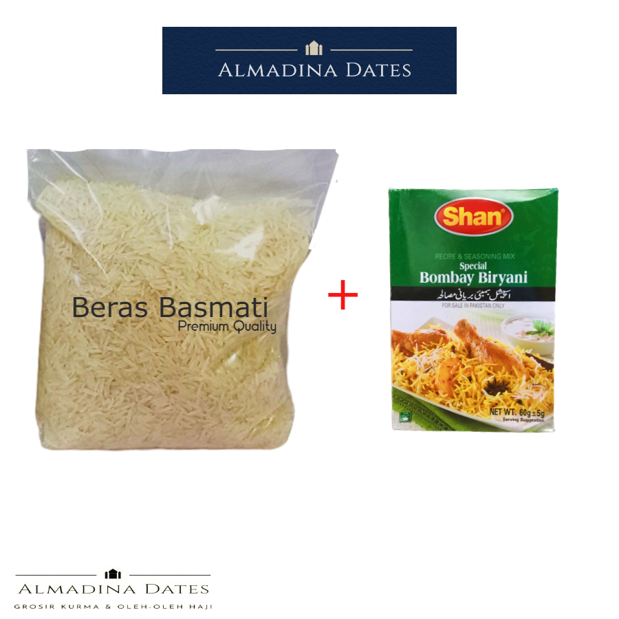 

BERAS BASMATI PREMIUM 1KG + BUMBU BIRYANI SHAN