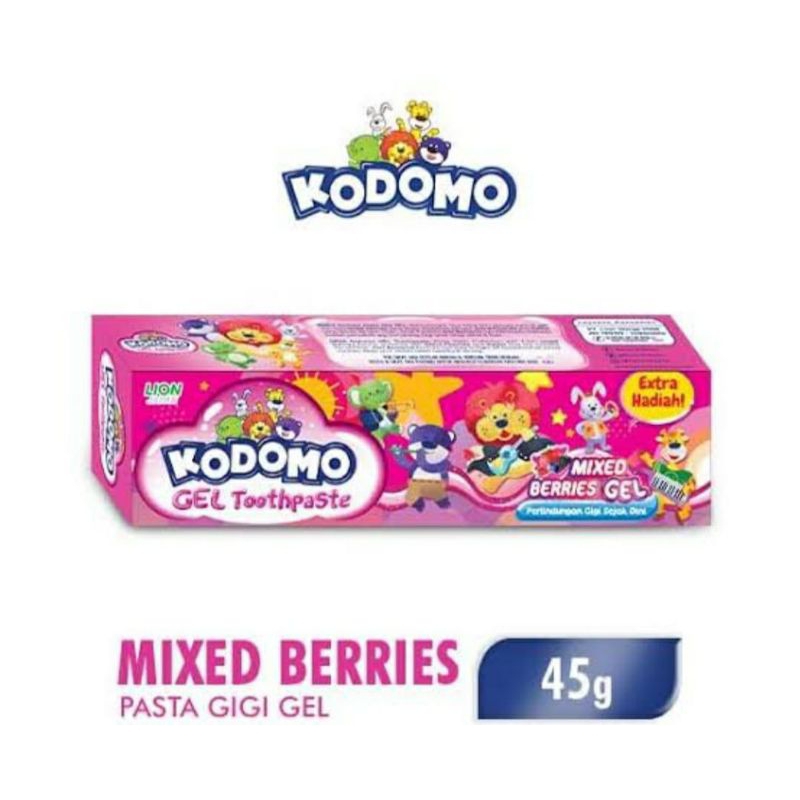 pasta gigi odol anak kodomo gel tube