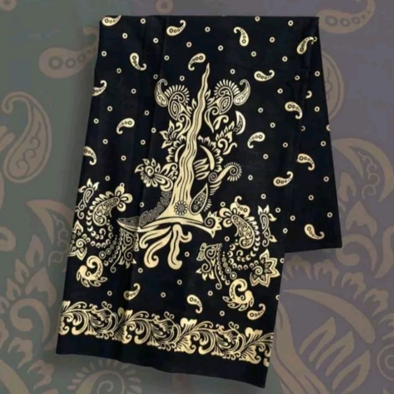 Kain Batik meteran katun Motif keren cantik Warna Cream/Tosca/Putih/Hitam/Navy/Kuning