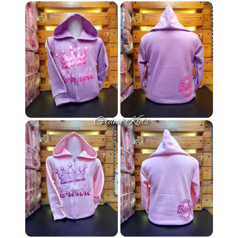 Model Baru/Jaket Anak Perempuan Barbie/Kids Jacket/Jaket Anak Perempuan Barbie/Jaket Anak Perempuan 