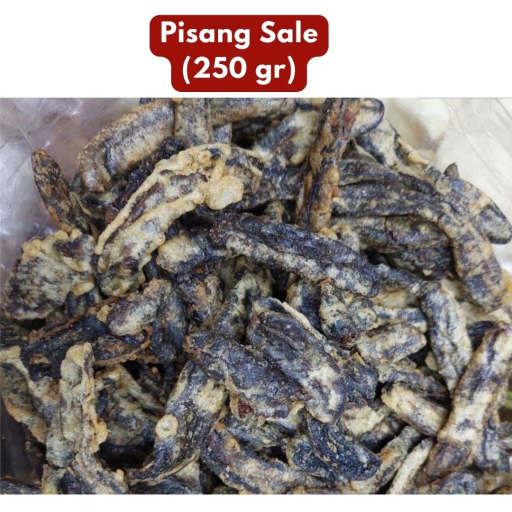 

Pisang Sale Salay Jari Lidah Manis Coklat Panjang Kering Samarinda 250 gr