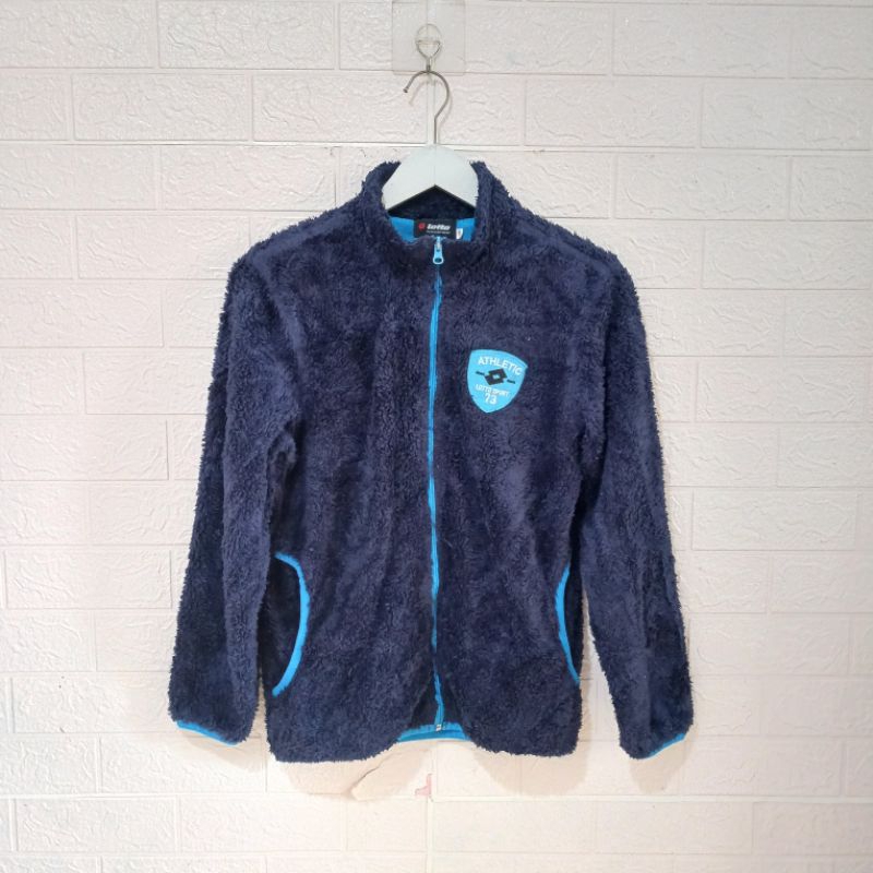 Jaket Bulu Anak Lotto Navy