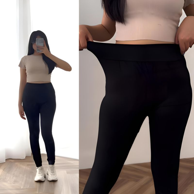 Celana Legging Wanita Import 7/8 Celana Legging Wanita Polos Tebal Premium