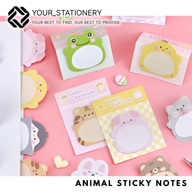 

[Your_Stationery] Animal Sticky Notes/Memo/Index Notes Binatang Hewan/ 20 Lembar