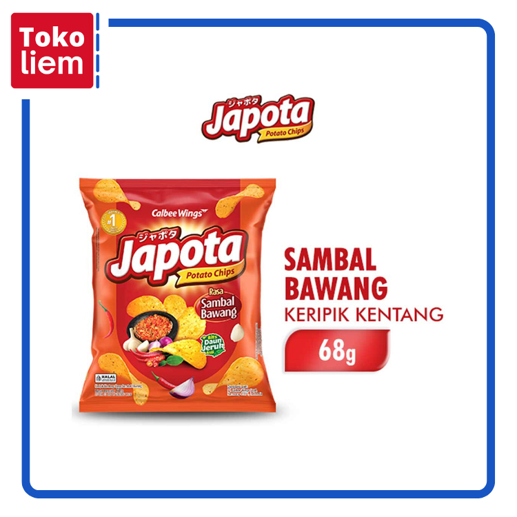 

Japota Potato Chips Sambal Bawang 68G