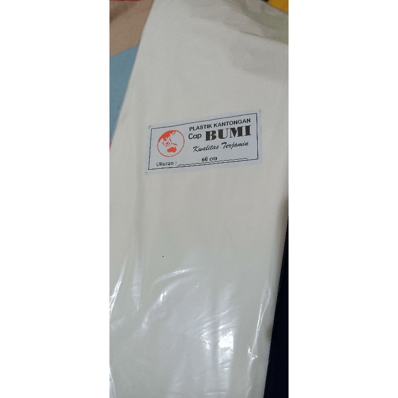 plastik cap bumi mengkilat