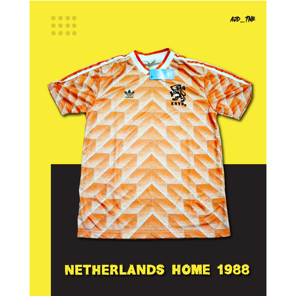 Jersey Retro Belanda Home Euro 1988