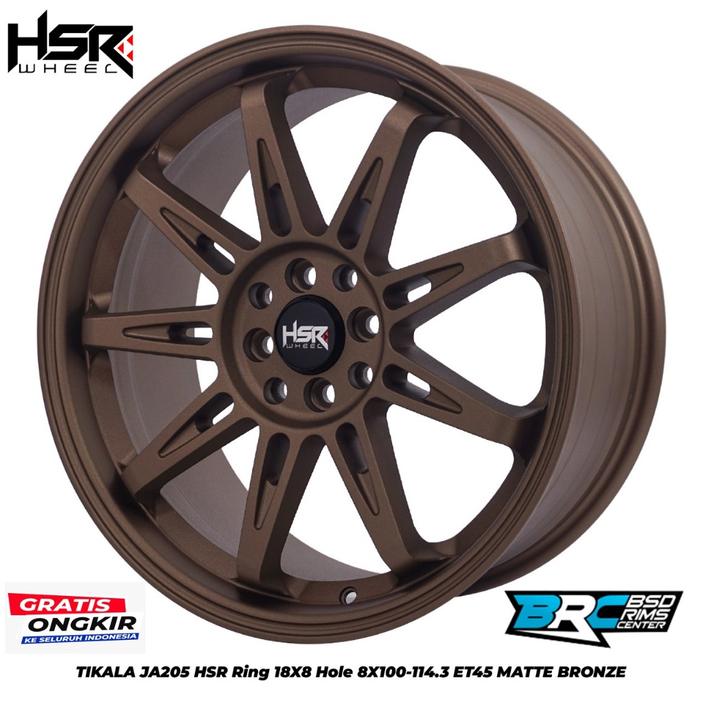 VELG MOBIL TOYOTA NEW AVANZA VELOZ RING 18 HSR TIKALA JA205