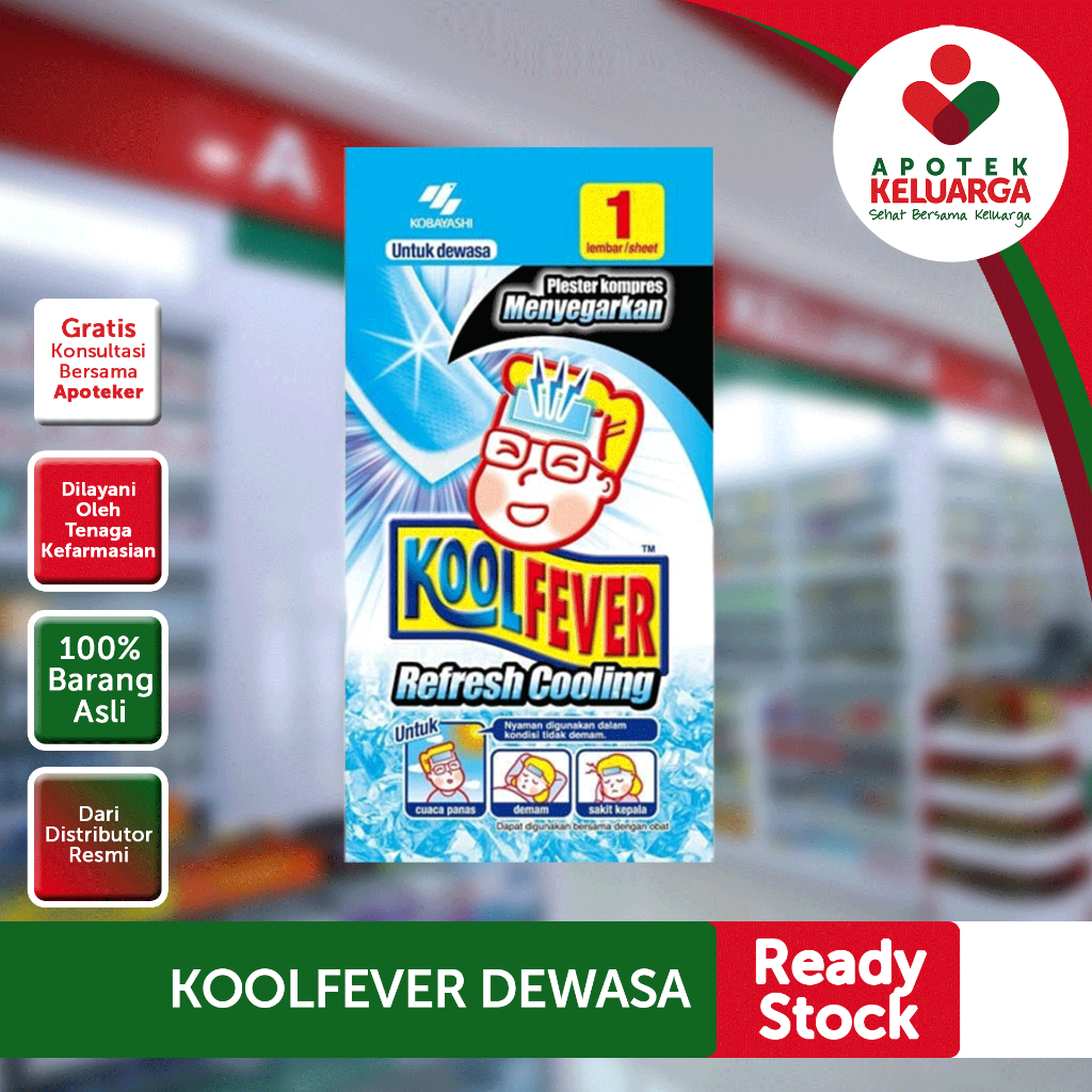 Koolfever dewasa 1 Sachet #kompres demam #penurun panas