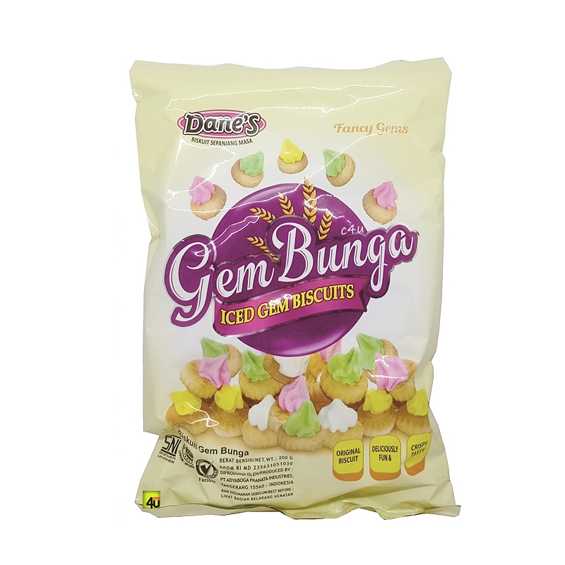 

Dane's - Biskuit Gem Bunga - 200 gr