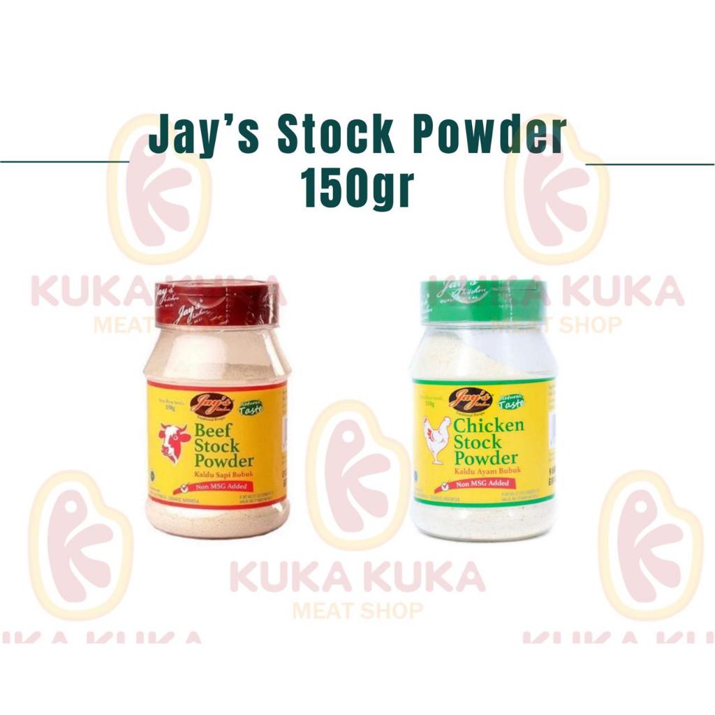 

Jay's / Jays Stock Powder 150gr / Beef Stock / Chicken Stock