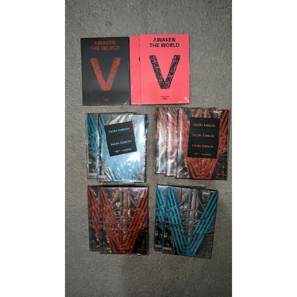 [BACA DESKRIPSI] WAYV - AWAKEN THE WORLD / KICK BACK SEALED ALBUM CHINA PRESS