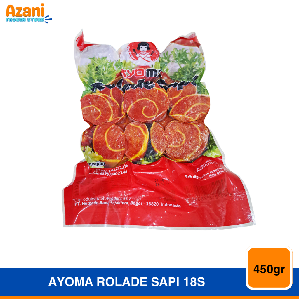 

Ayoma Rolade Sapi 18s 450gr