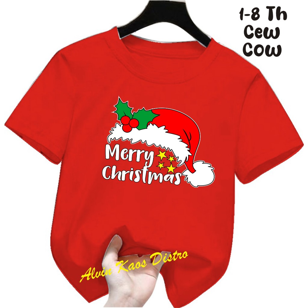 Kaos Natal Topi Heng Anak Anak  Murah Jual kaos natal Harga Terbaik & Termurah  Kaos Anak Anak Natal