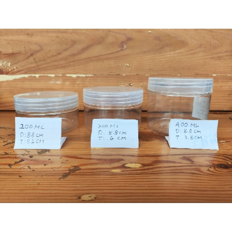 TOPLES JAR ULIR PLASTIK COOKIES KUE KERING 200 300 400 500ML