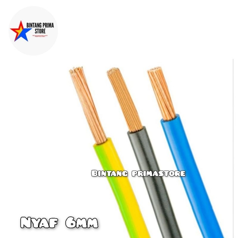 Kabel NYAF / Kabel Serabut 6mm Jembo