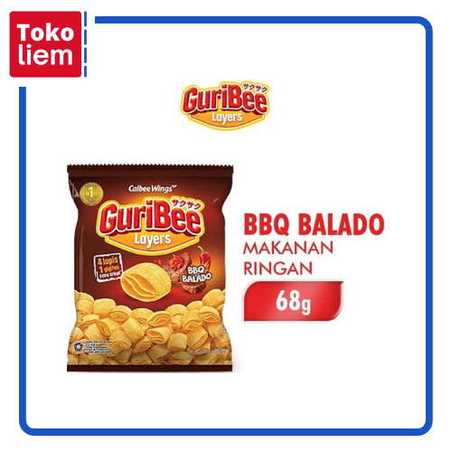 

Guribee Snack Bbq Balado 68G