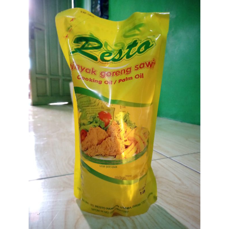 

minyak goreng resto 1 liter 1000ml seliter