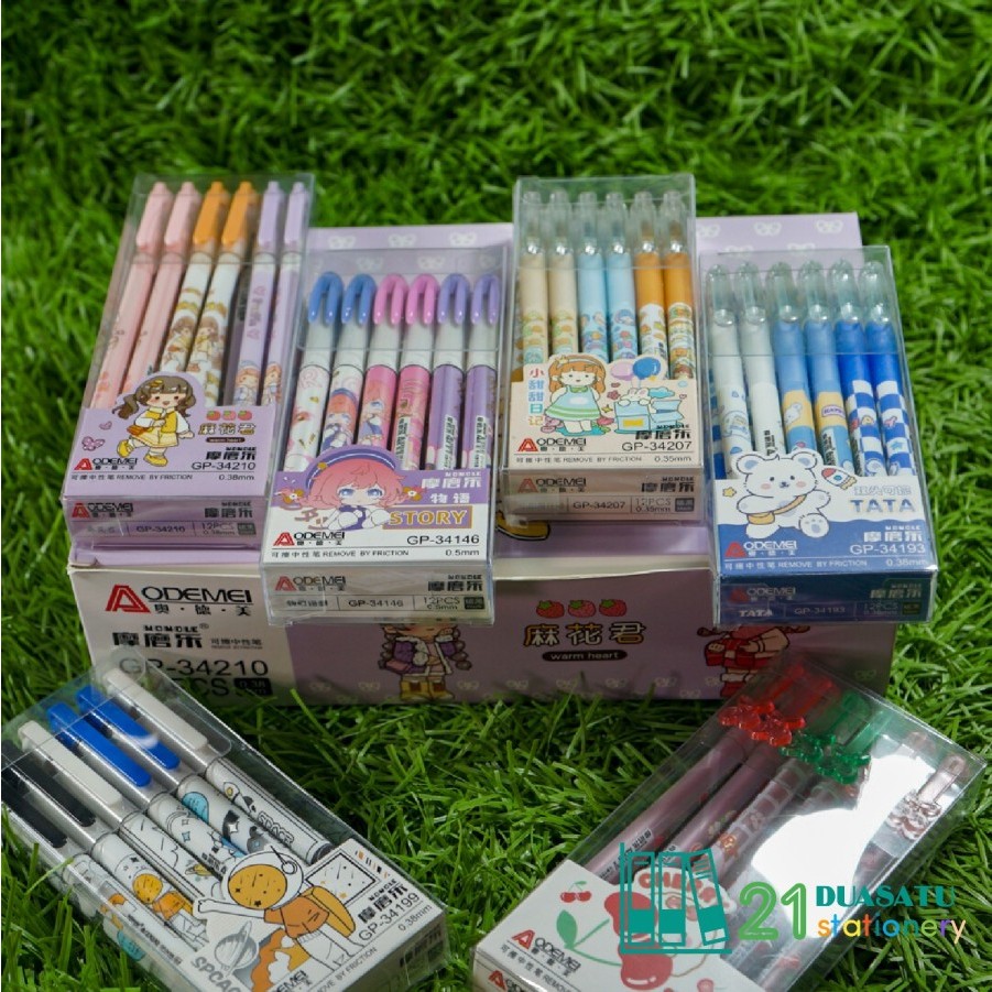 

Pulpen Bisa Dihapus Aodemei Karakter Lucu Unik ( 1 Lusin = 12 Pcs ) - girl