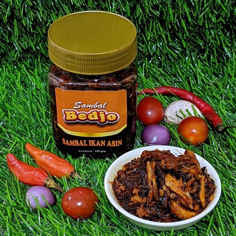 

sambal ikan asin pedas mantap sambal bedjo tanpa pengawet 150 gr