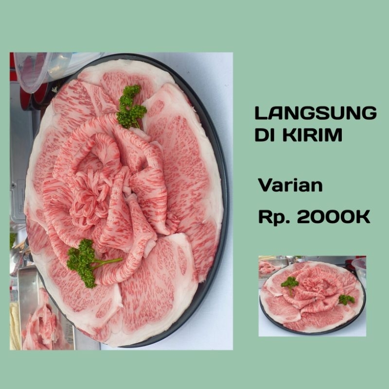 

daging sapi Wagyu jepang premium B1++ presh langsung kirim