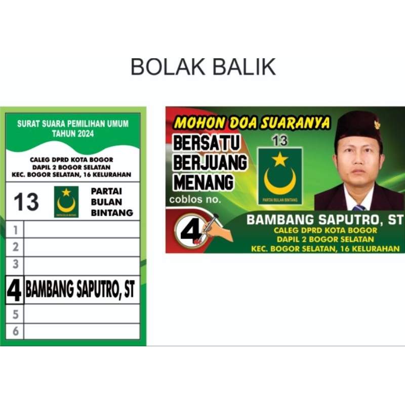 

kartu nama pbb pak bambang