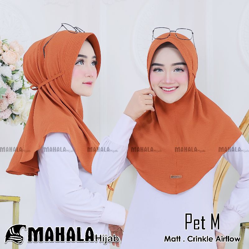 Hijab Bergo Pet Maryam Crinkle M
