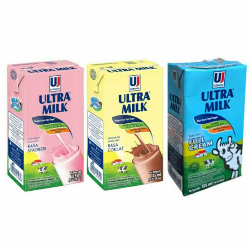 

Ultra milk Susu UHT 125ml All variant