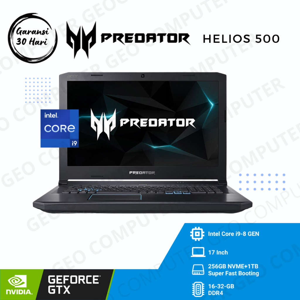 PROMO ACER Predator Helios 500 Intel Core i9-8Gen/32GBRAM/RGB/Laptop gaming