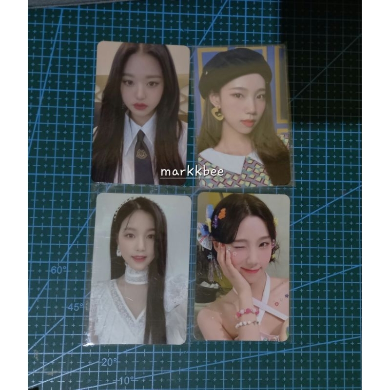 wonyoung wony tie dasi one reeler act photocard pc