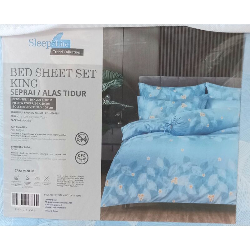 Sleep Lite Ace Hardware Sprei uk 180x200x30
