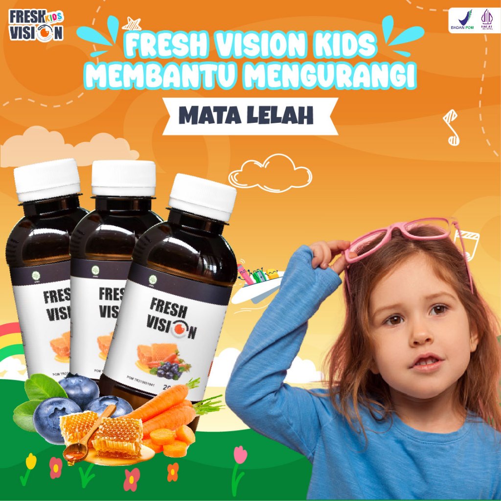 

FRESH VISION KIDS – Madu Vitamin Anak Membantu Mengatasi Mata Lelah